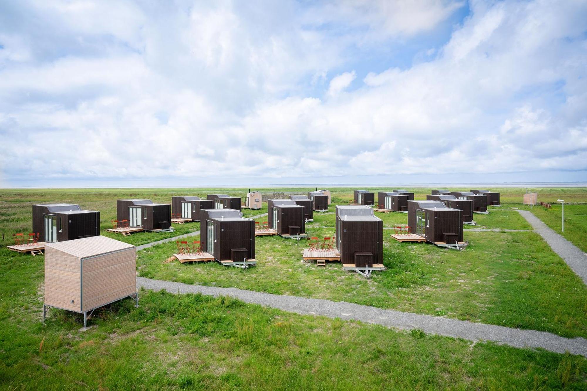 Tiny House Pioneer 18 Zur Meerseite - Green Tiny Village Harlesiel Carolinensiel Eksteriør bilde