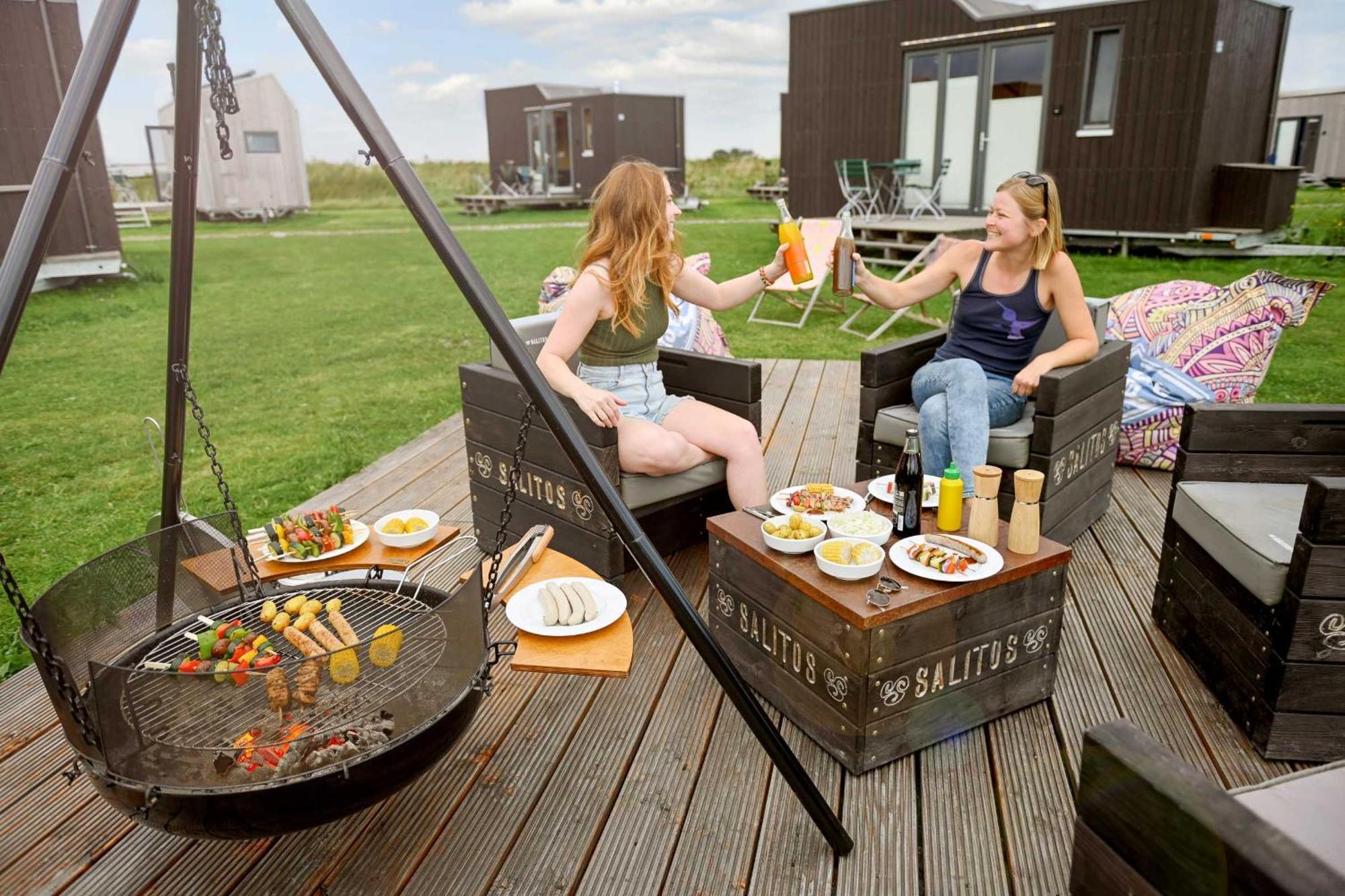 Tiny House Pioneer 18 Zur Meerseite - Green Tiny Village Harlesiel Carolinensiel Eksteriør bilde